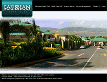 Tablet Screenshot of caribbeanbeach.co.za
